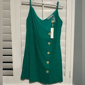Lulu’s green mini dress NWT